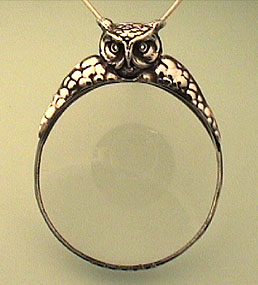 Owl Pendant Magnifier, Keith Jewelry of Great Neck,NY
